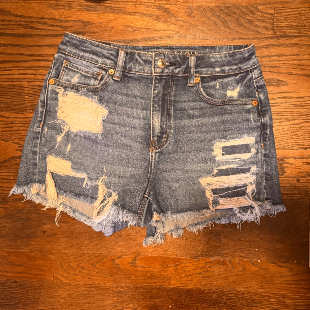 American Eagle Distressed Denim Shorts